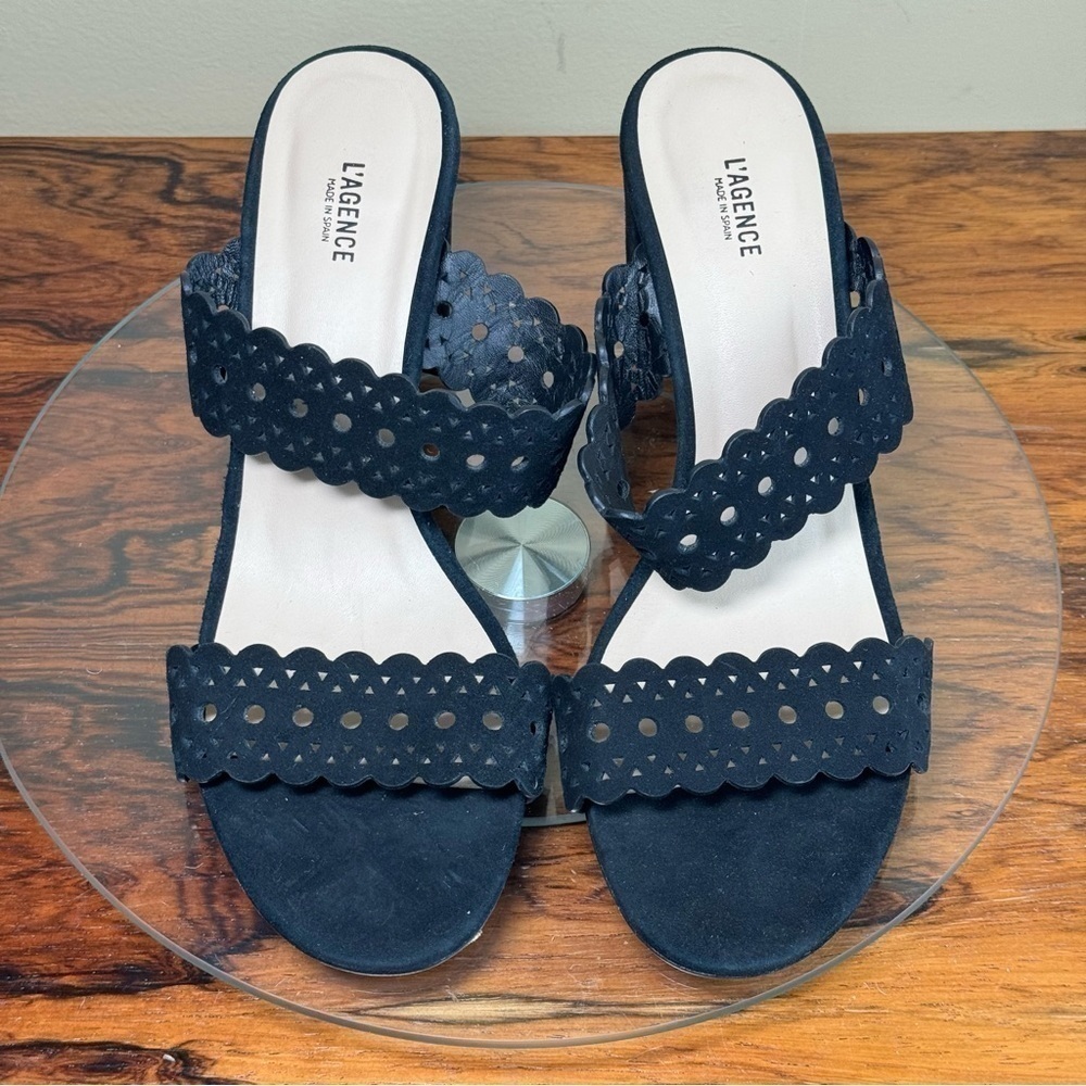 NEW L'Agence Naomi Suede Sandal